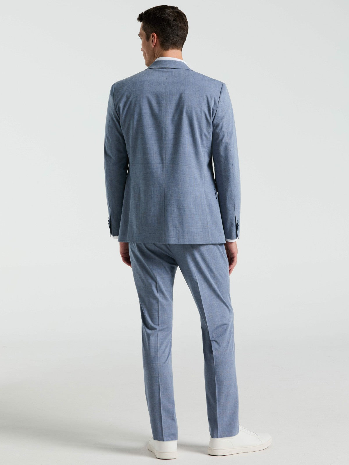 Perry Ellis Slim Fit Plaid Print Suit Pant