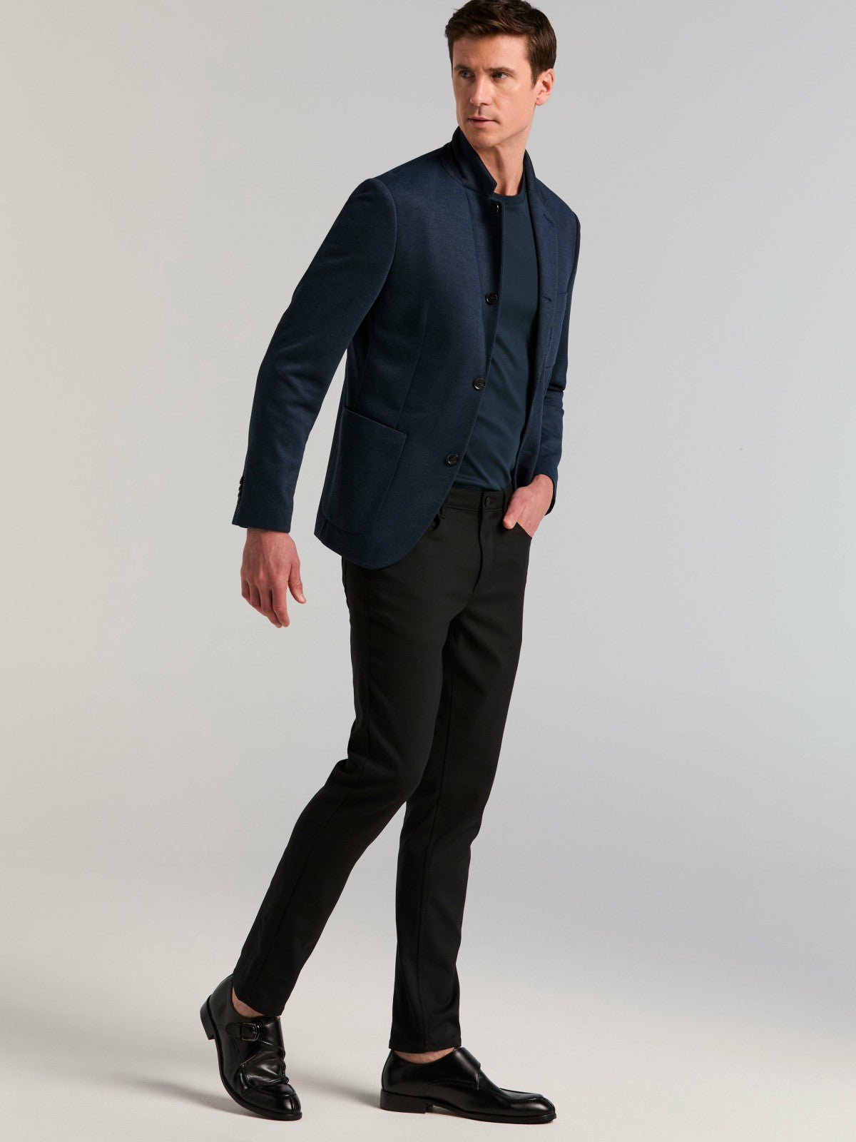 Perry Ellis Slim Fit Jacquard Knit Sport Jacket