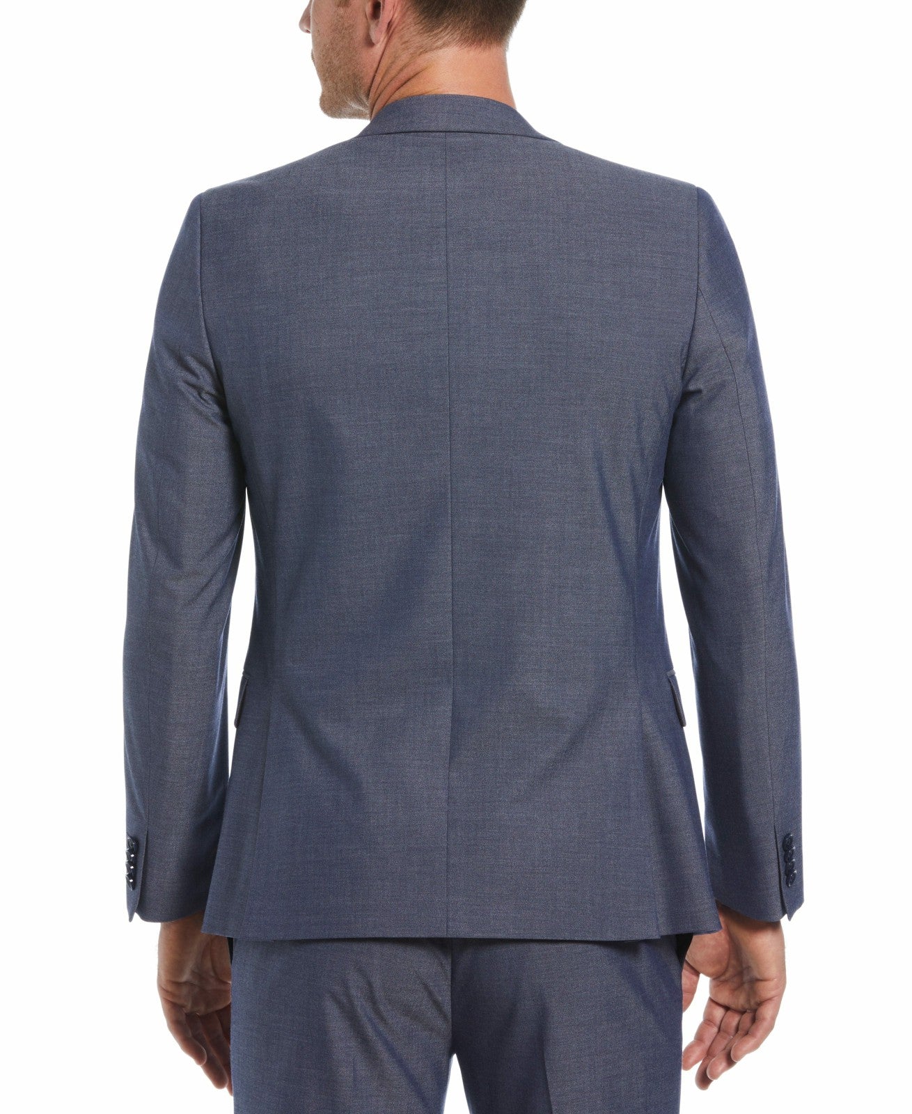 Perry Ellis Skinny Fit Notch Lapel Iridescent Suit Jacket