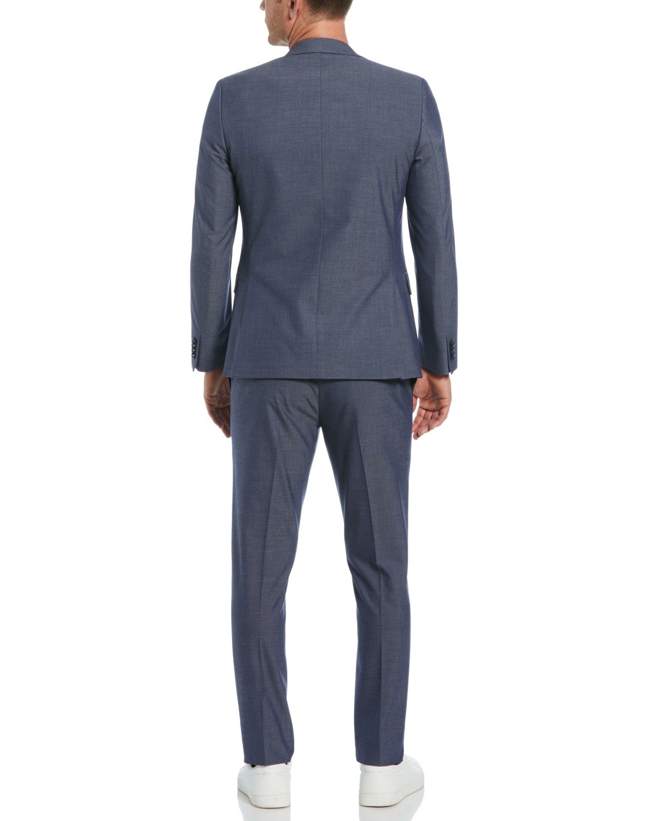 Perry Ellis Skinny Fit Notch Lapel Iridescent Suit Jacket