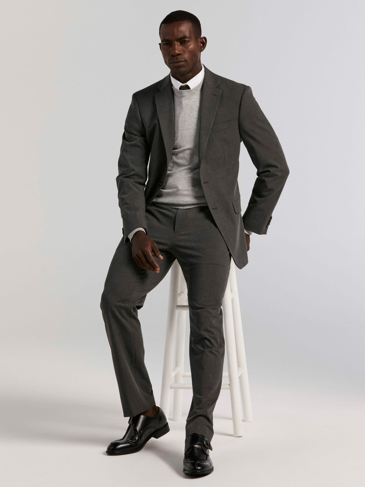 Perry Ellis Slim Fit Gabardine Suit Jacket