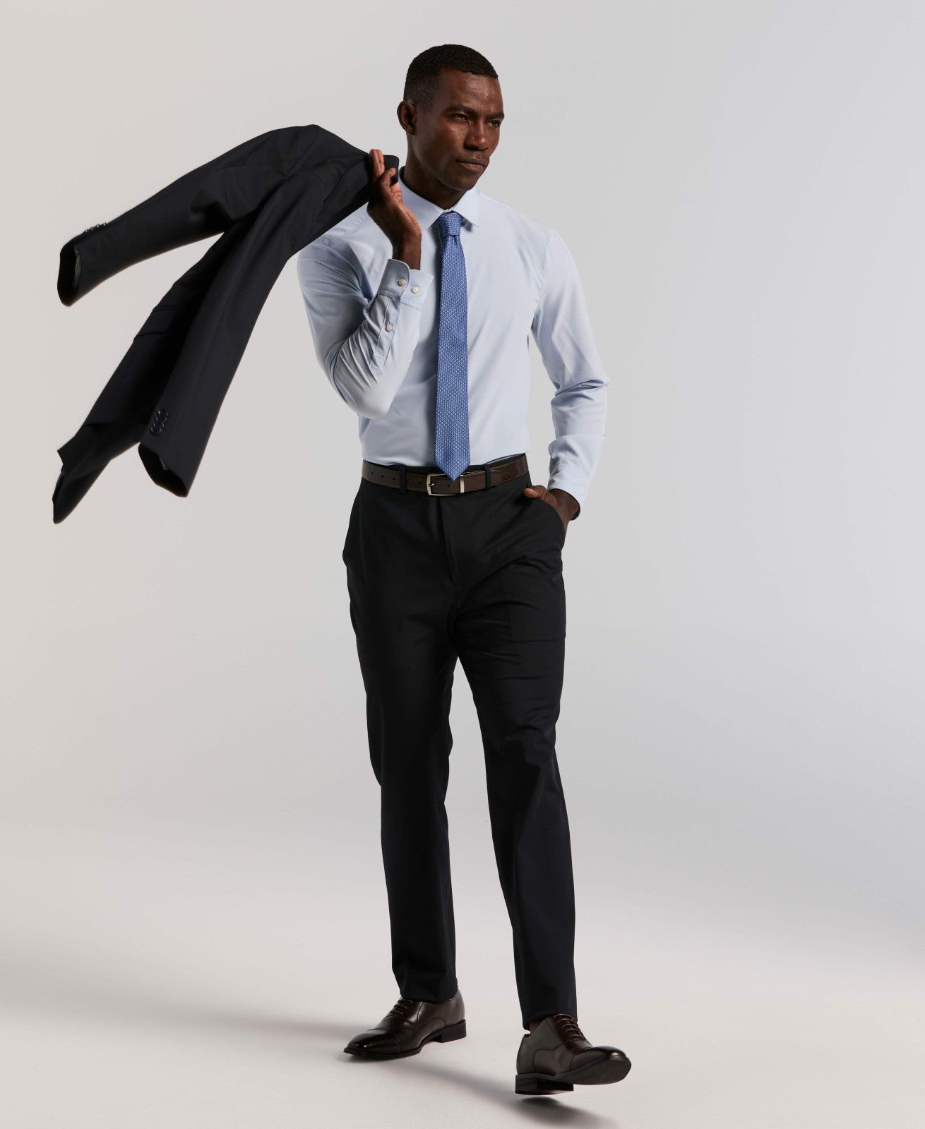 Perry Ellis Slim Fit Gabardine Suit Jacket