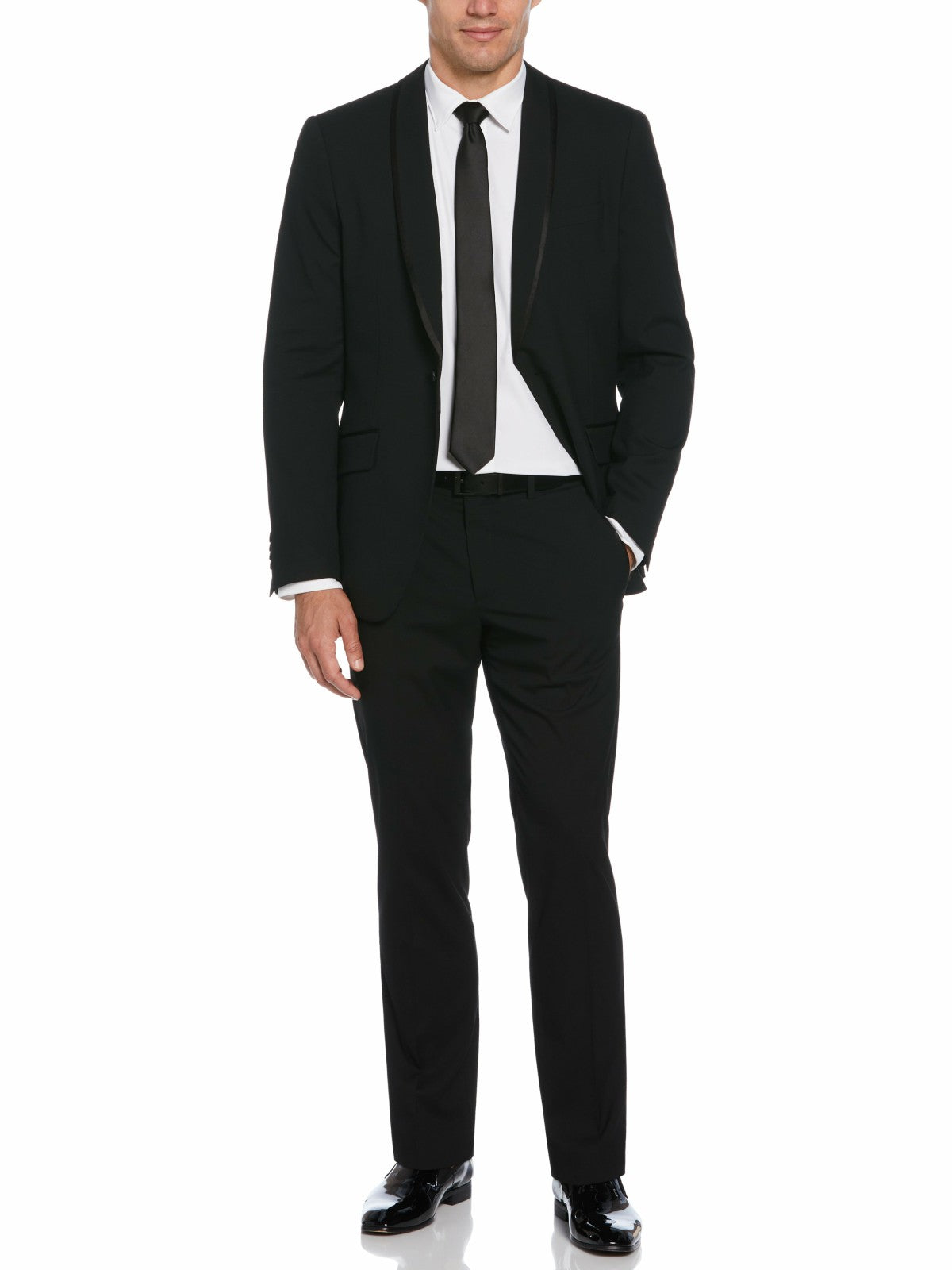 Perry Ellis Slim Fit Stretch Tuxedo Suit Jacket