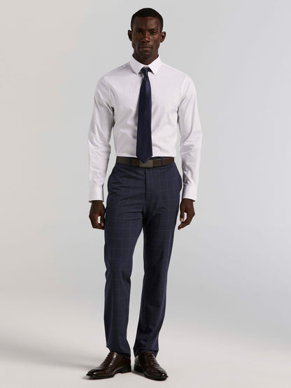 Perry Ellis Cotton Blend Slim Fit Dress Shirt