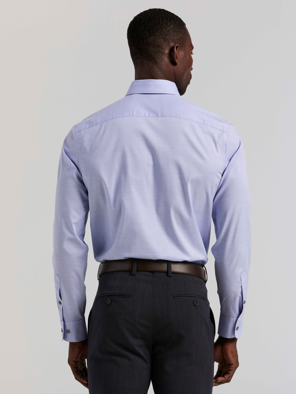 Perry Ellis Cotton Blend Slim Fit Dress Shirt