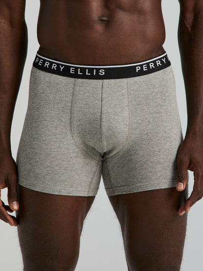 Perry Ellis 4-Pack Cotton Stretch Boxer Brief