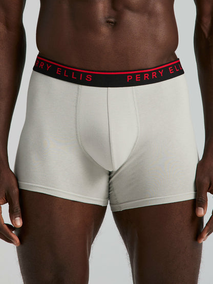 Perry Ellis 4-Pack Cotton Stretch Boxer Brief