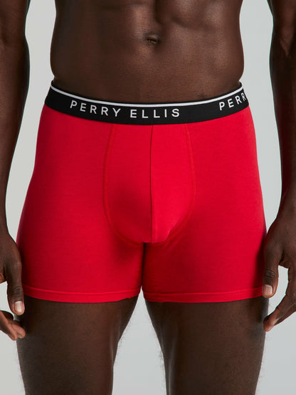 Perry Ellis 4-Pack Cotton Stretch Boxer Brief