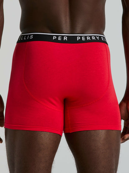 Perry Ellis 4-Pack Cotton Stretch Boxer Brief