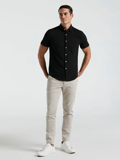 Perry Ellis Stretch Seersucker Slim Fit Shirt