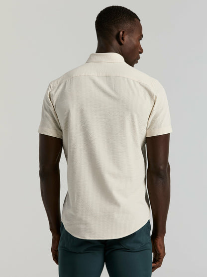 Perry Ellis Stretch Seersucker Slim Fit Shirt