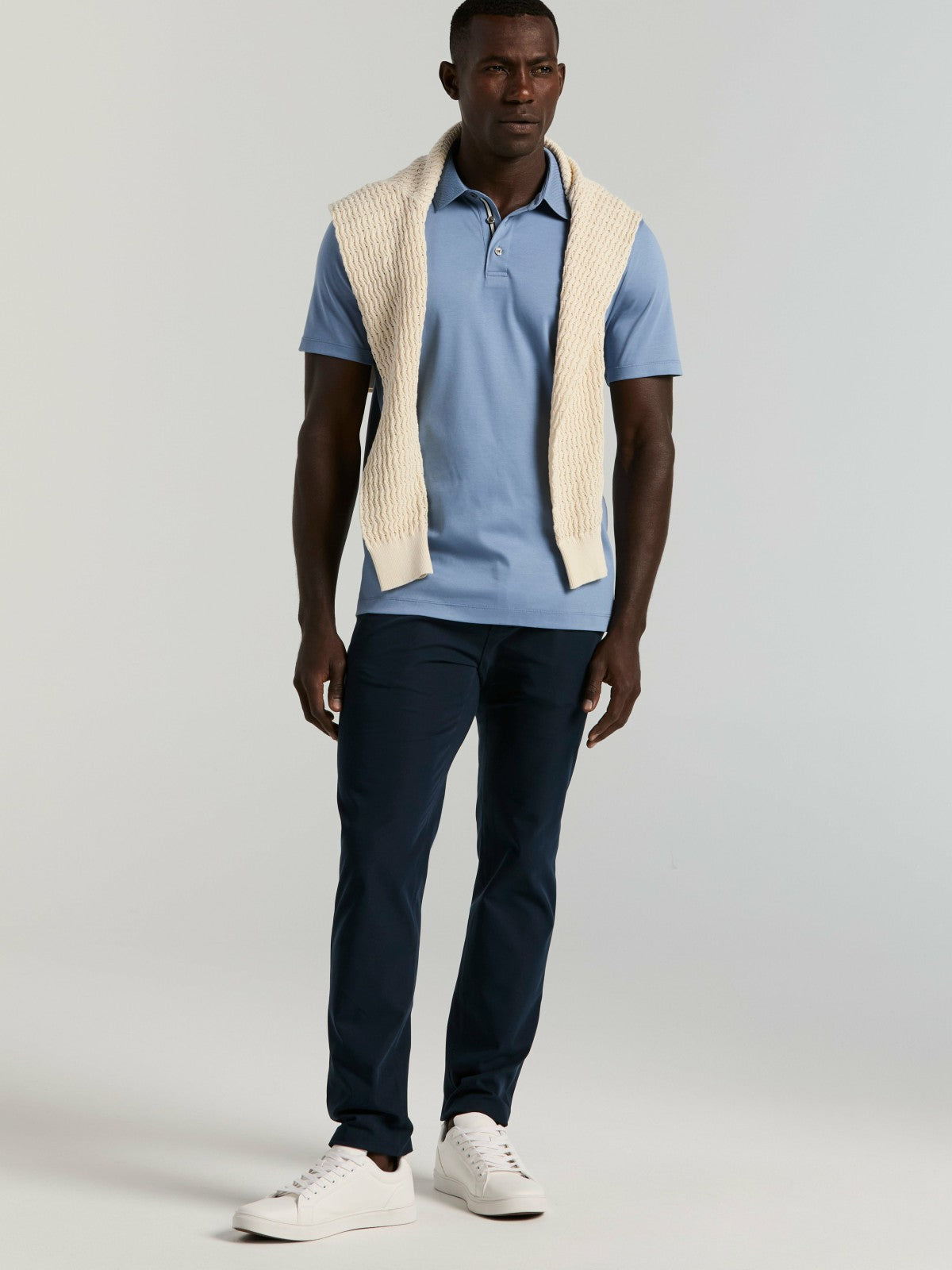 Perry Ellis Cool Interlock Polo