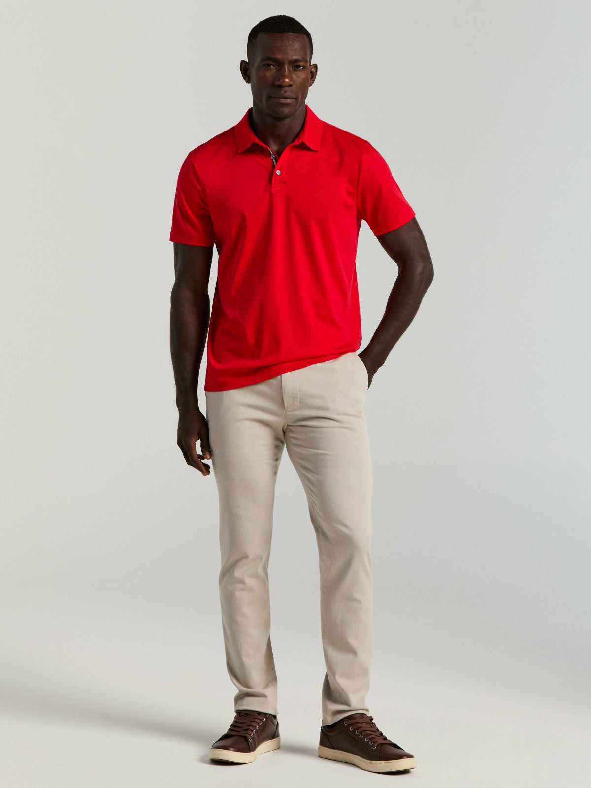 Perry Ellis Cool Interlock Polo