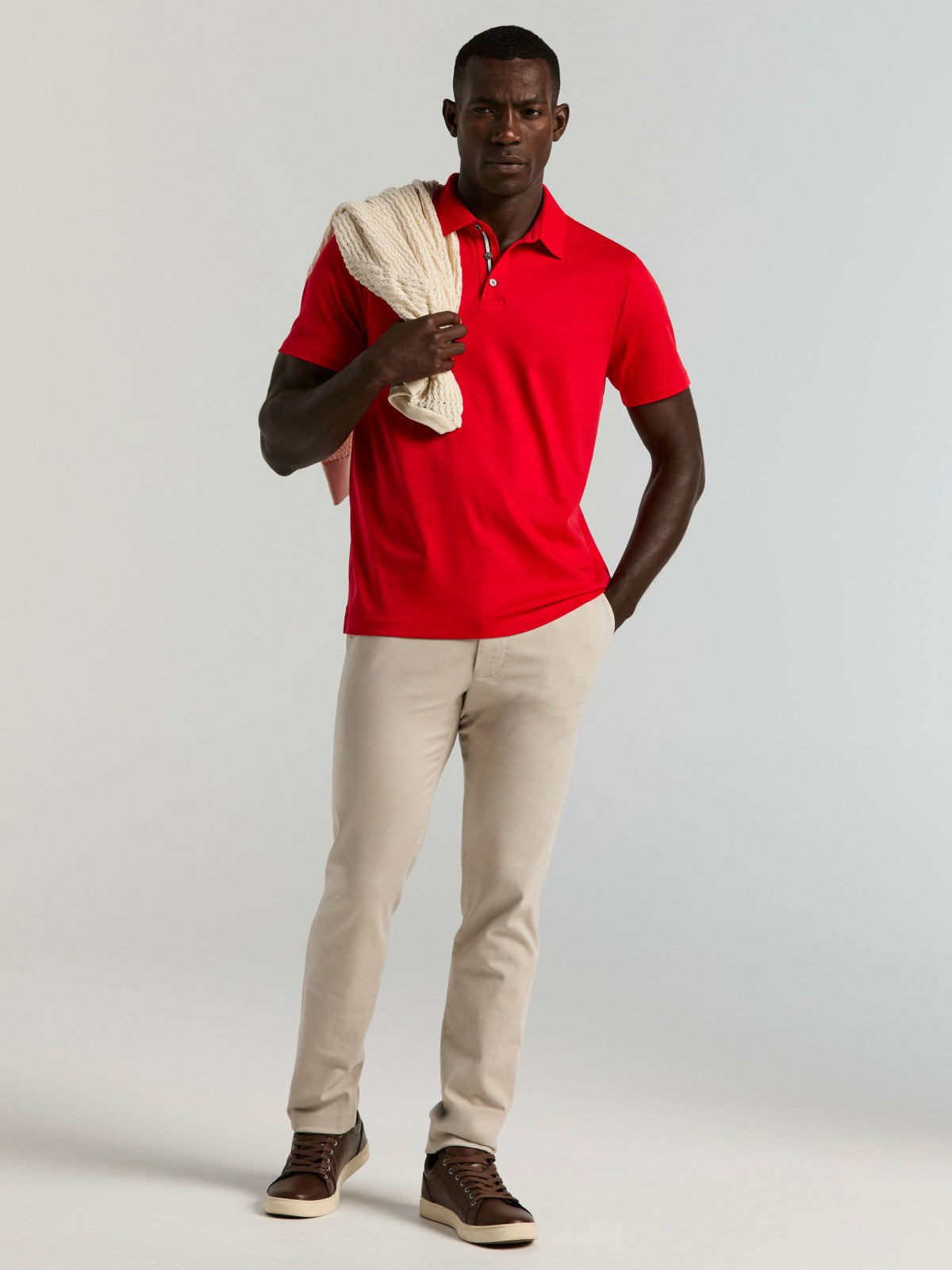 Perry Ellis Cool Interlock Polo