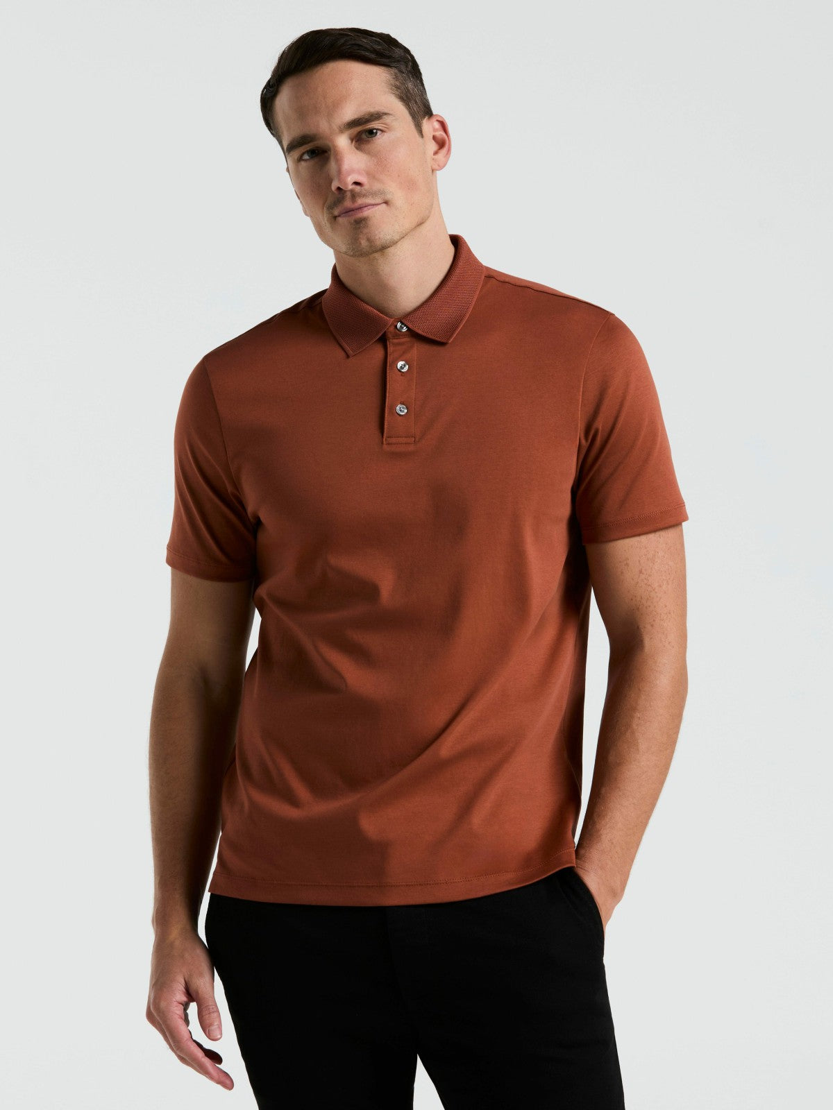 Perry Ellis Cool Interlock Polo