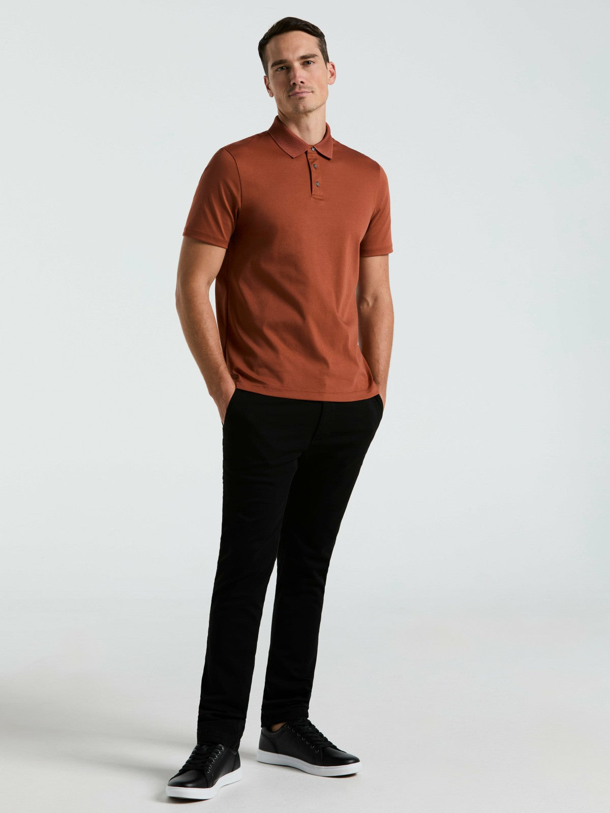 Perry Ellis Cool Interlock Polo