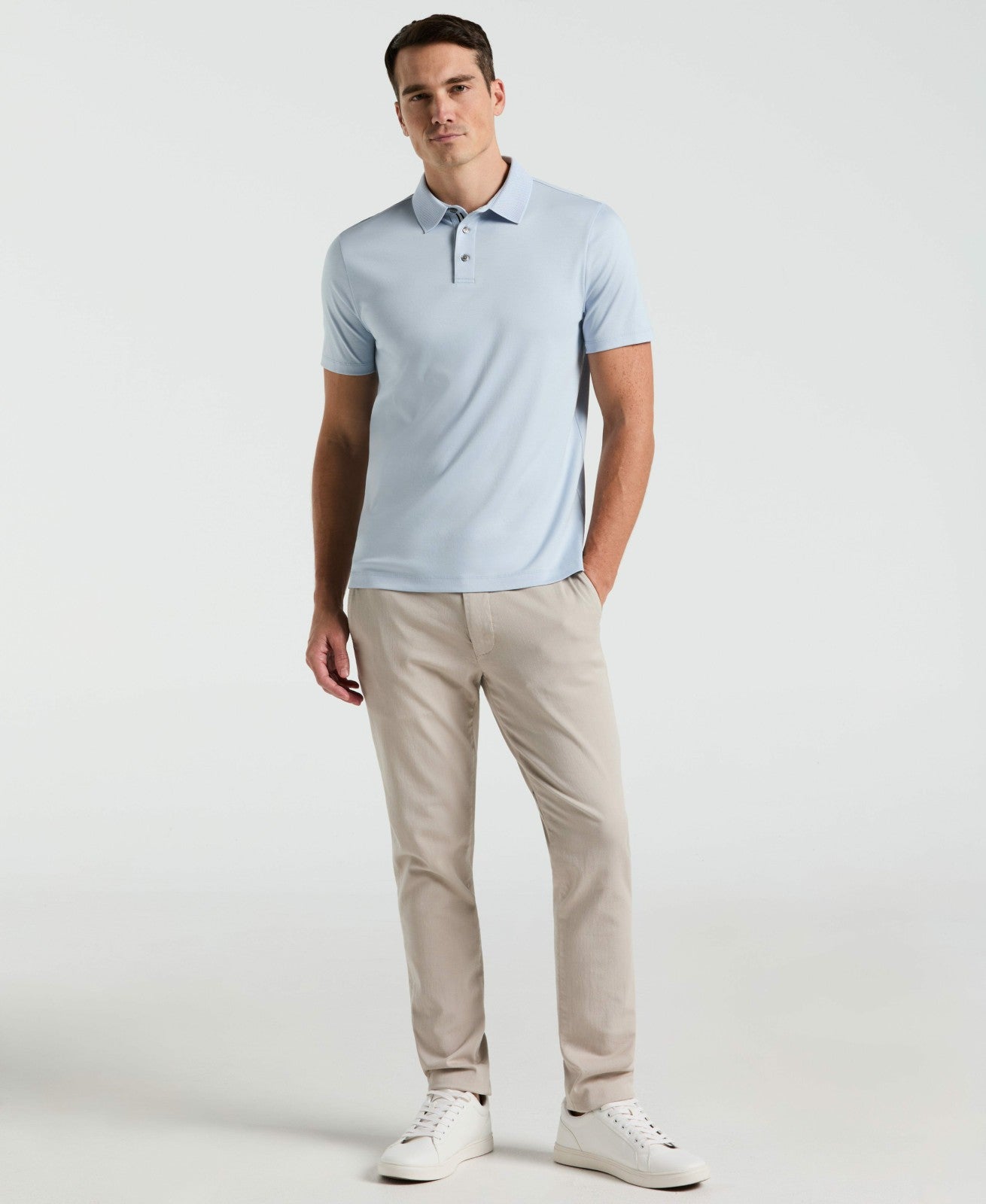 Perry Ellis Cool Interlock Polo