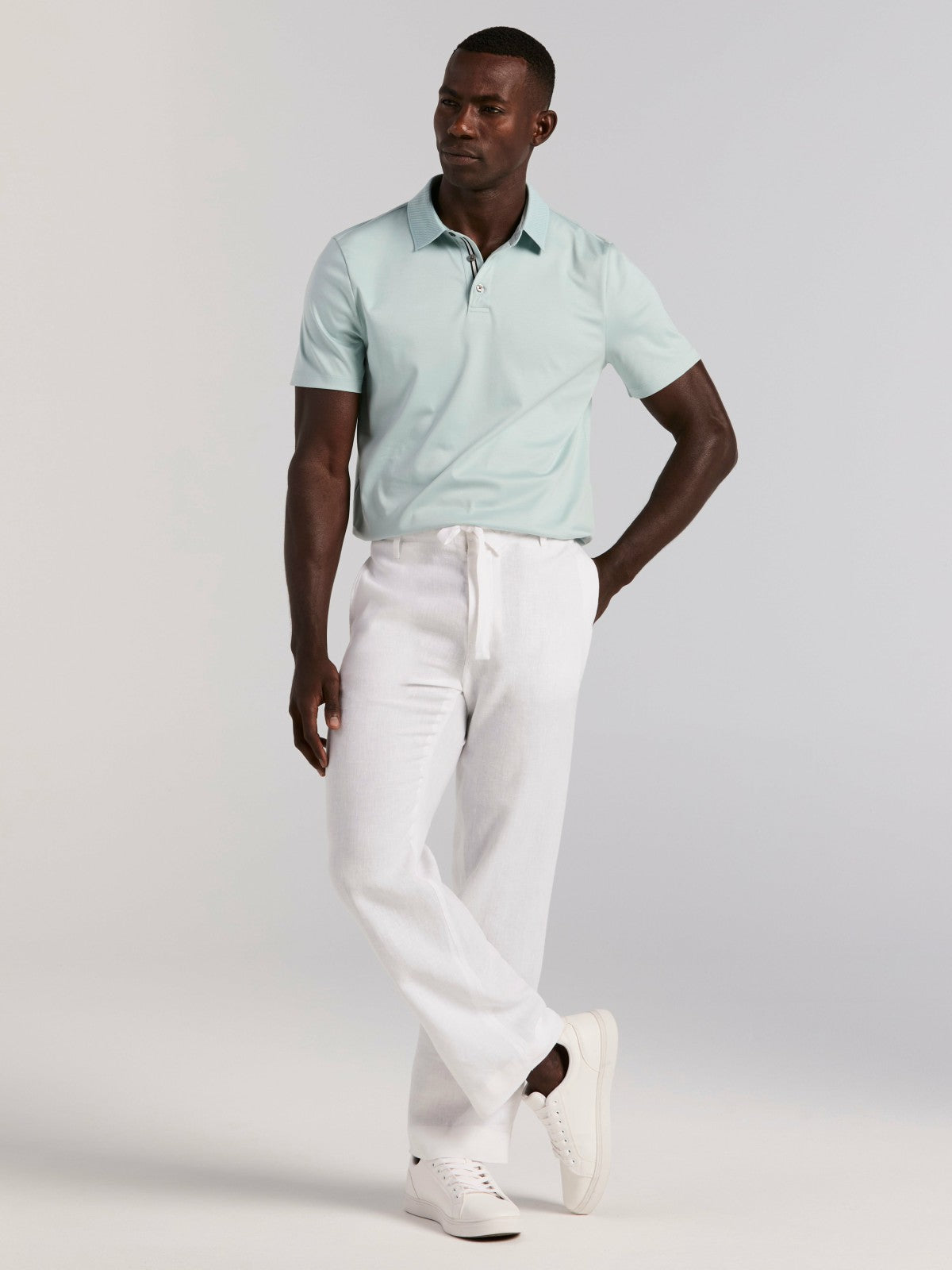 Perry Ellis Cool Interlock Polo