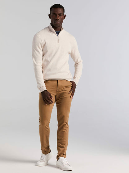 Perry Ellis Tech Knit Quarter Zip Sweater