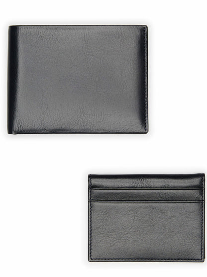 Perry Ellis Genuine Glazed Leather Wallet