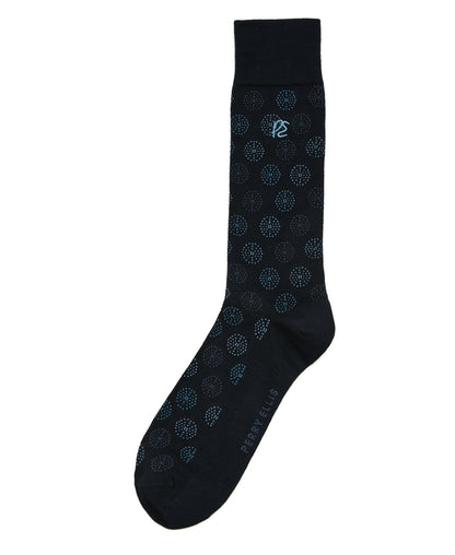 Perry Ellis Bamboo Fashion Medallion Socks