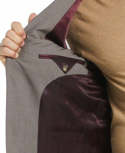 Perry Ellis Skinny Fit Notch Lapel Iridescent Suit Jacket