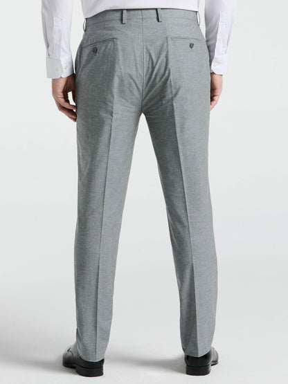 Perry Ellis Slim Fit Solid Linen Blend Pant