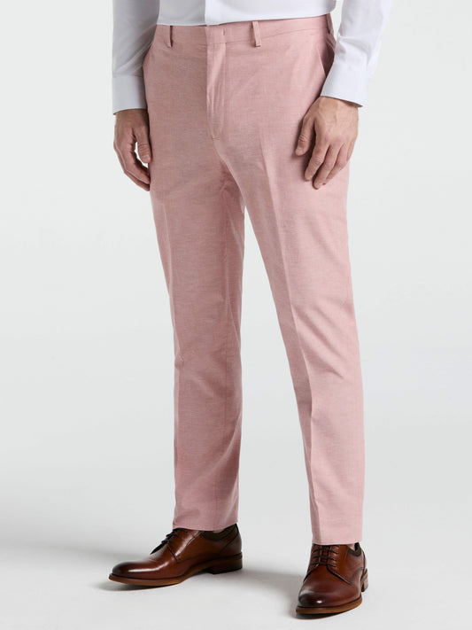 Perry Ellis Slim Fit Solid Linen Blend Pant