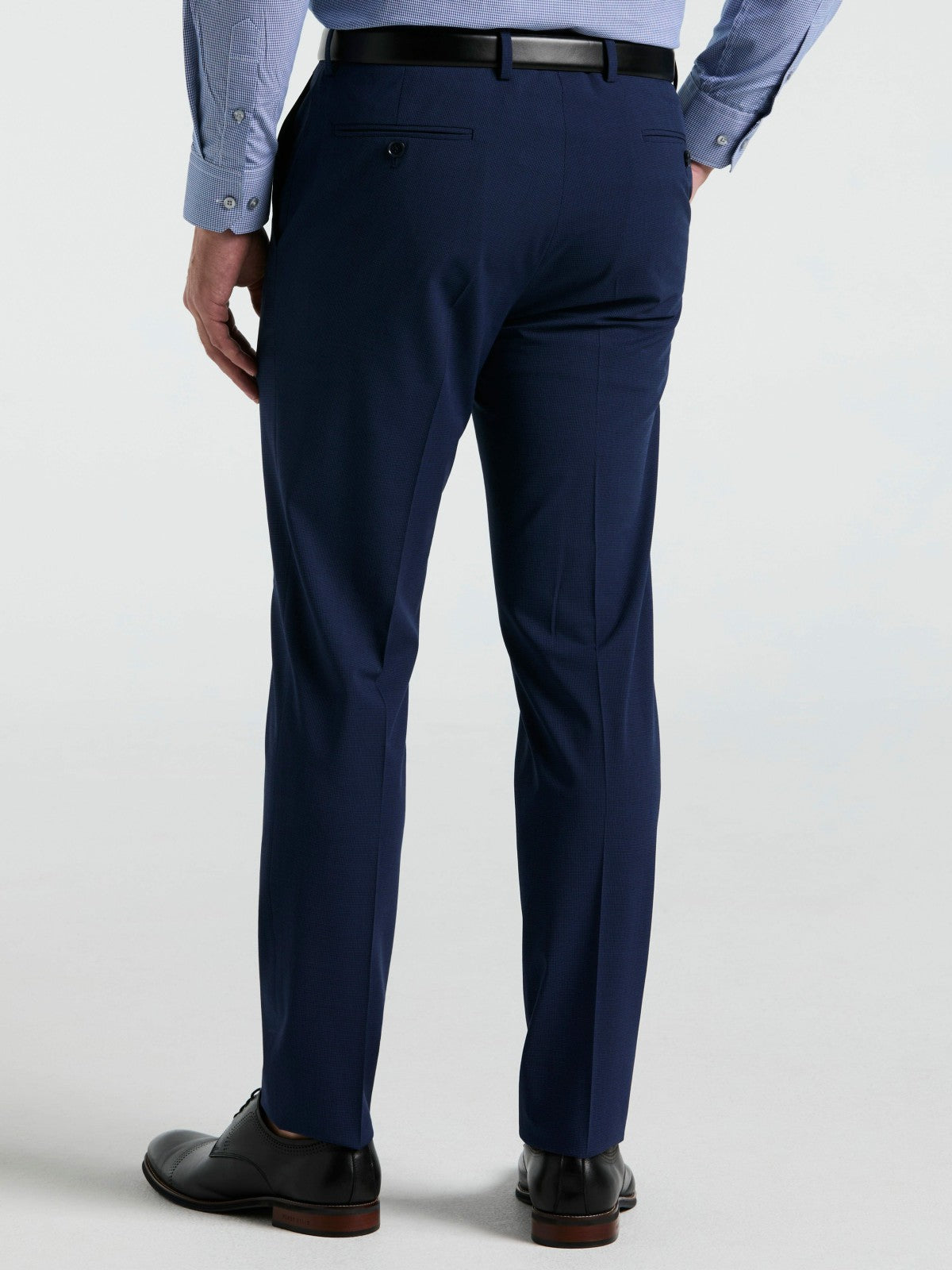 Perry Ellis Skinny Fit Mini Houndstooth Suit Pant