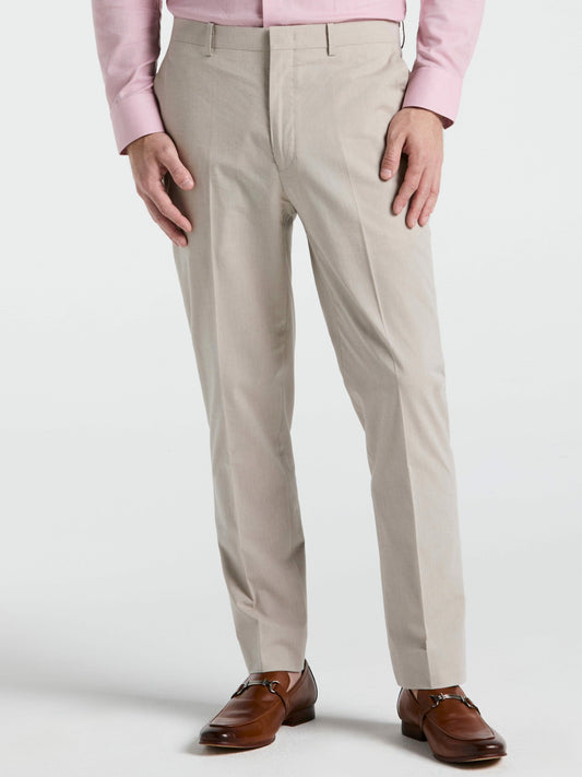 Perry Ellis Slim Fit Solid Linen Blend Pant