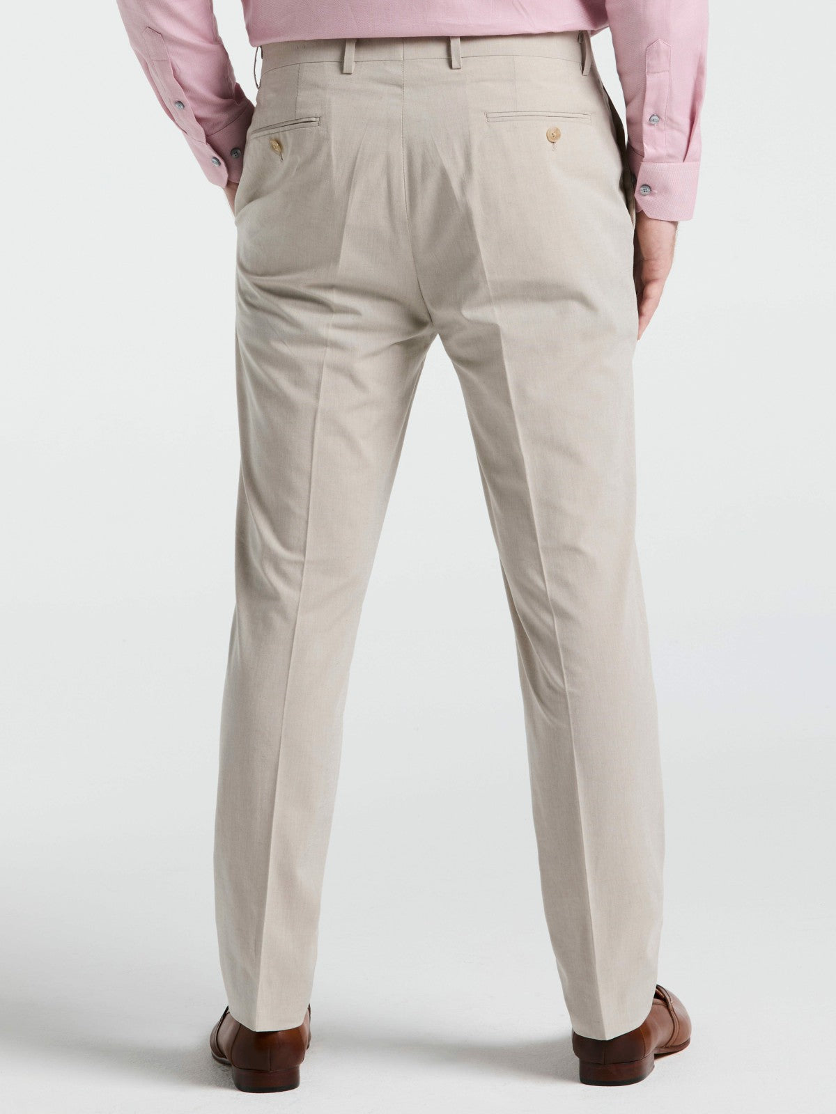 Perry Ellis Slim Fit Solid Linen Blend Pant