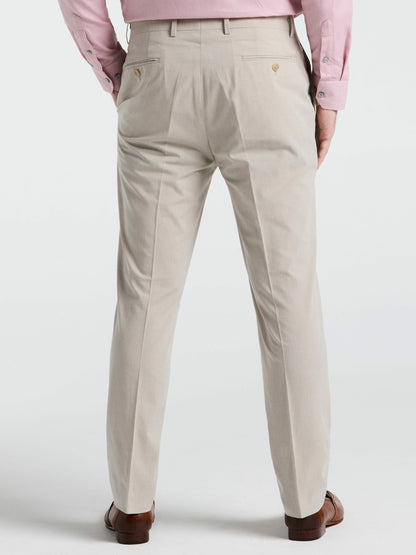 Perry Ellis Slim Fit Solid Linen Blend Pant