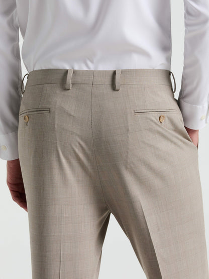 Perry Ellis Slim Fit Plaid Print Suit Pant