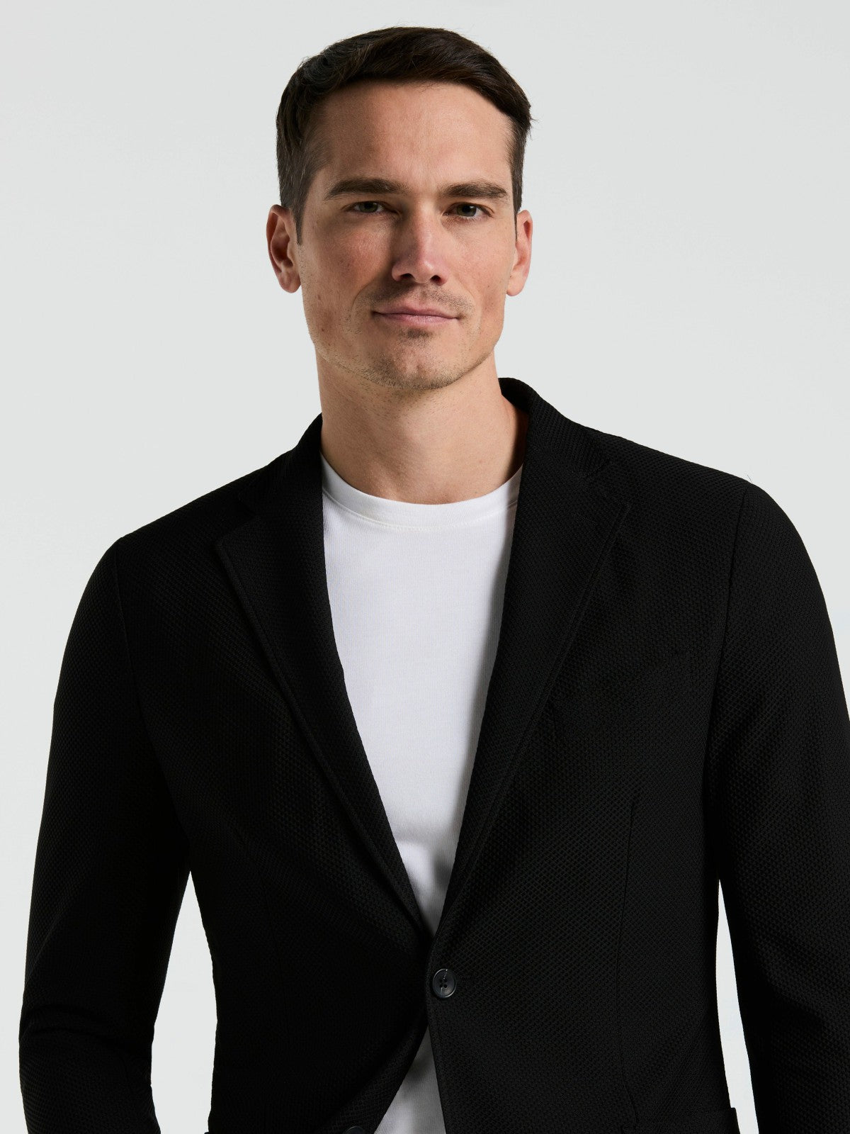 Perry Ellis Slim Fit Solid Knit Blazer