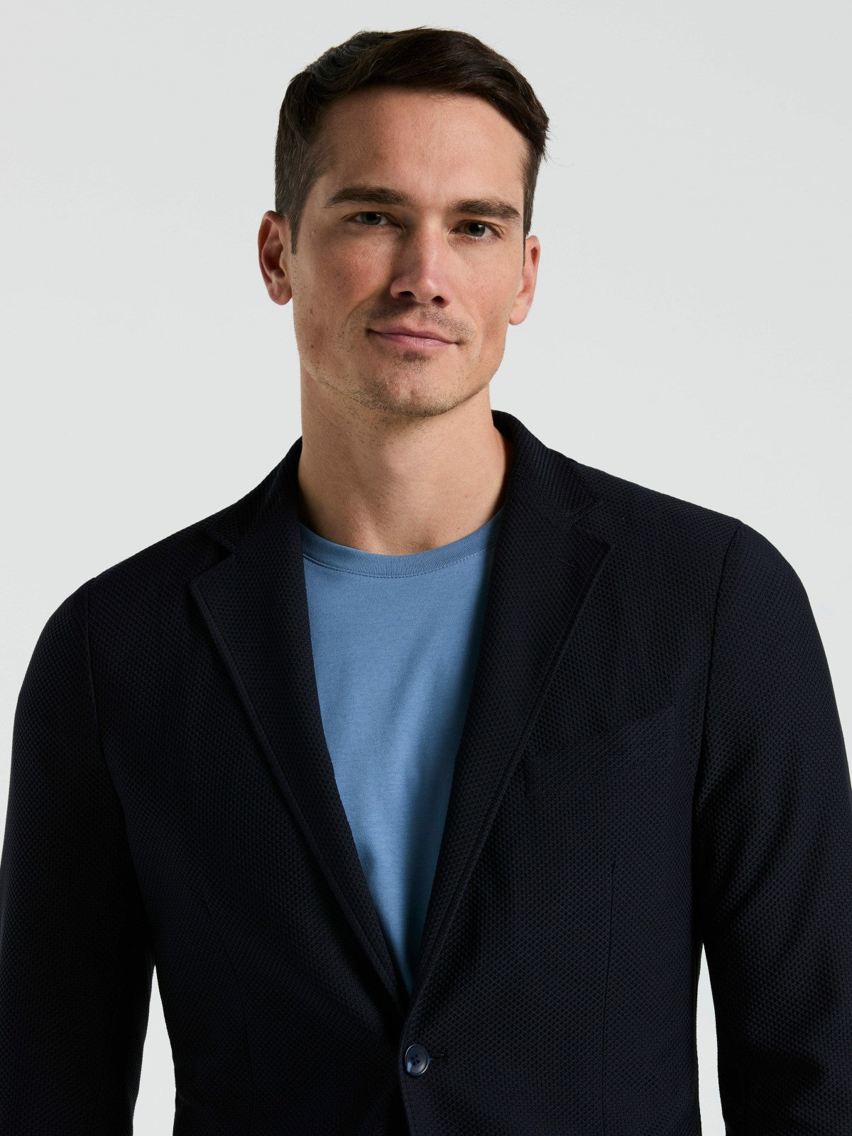 Perry Ellis Slim Fit Solid Knit Blazer