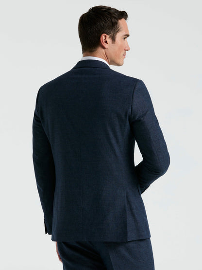 Perry Ellis Slim Fit Solid Linen Blend Suit Jacket