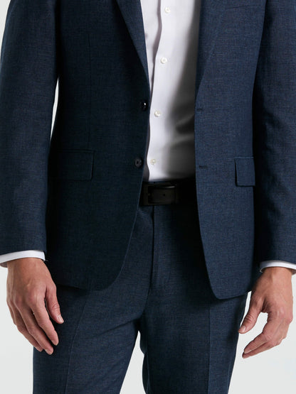Perry Ellis Slim Fit Solid Linen Blend Suit Jacket