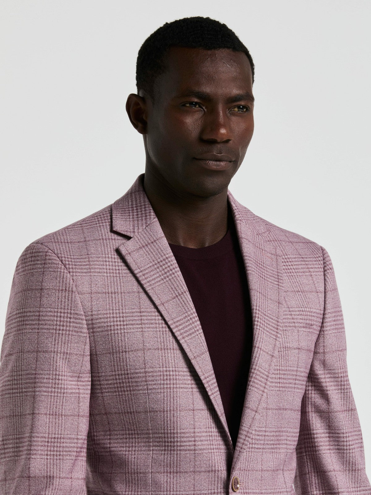 Perry Ellis Plaid Print Sportcoat