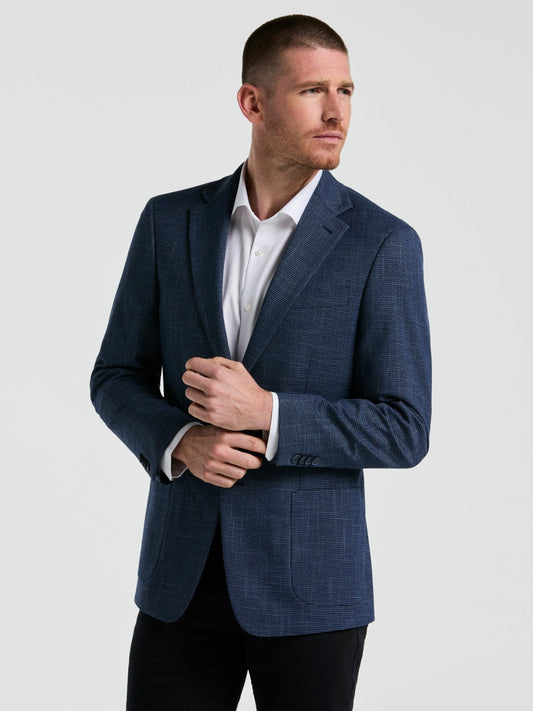 Perry Ellis Mini Houndstooth Pattern Sportcoat