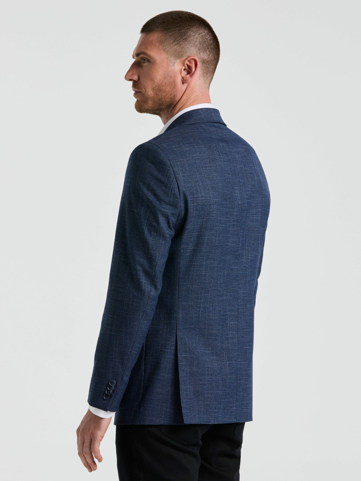 Perry Ellis Mini Houndstooth Pattern Sportcoat