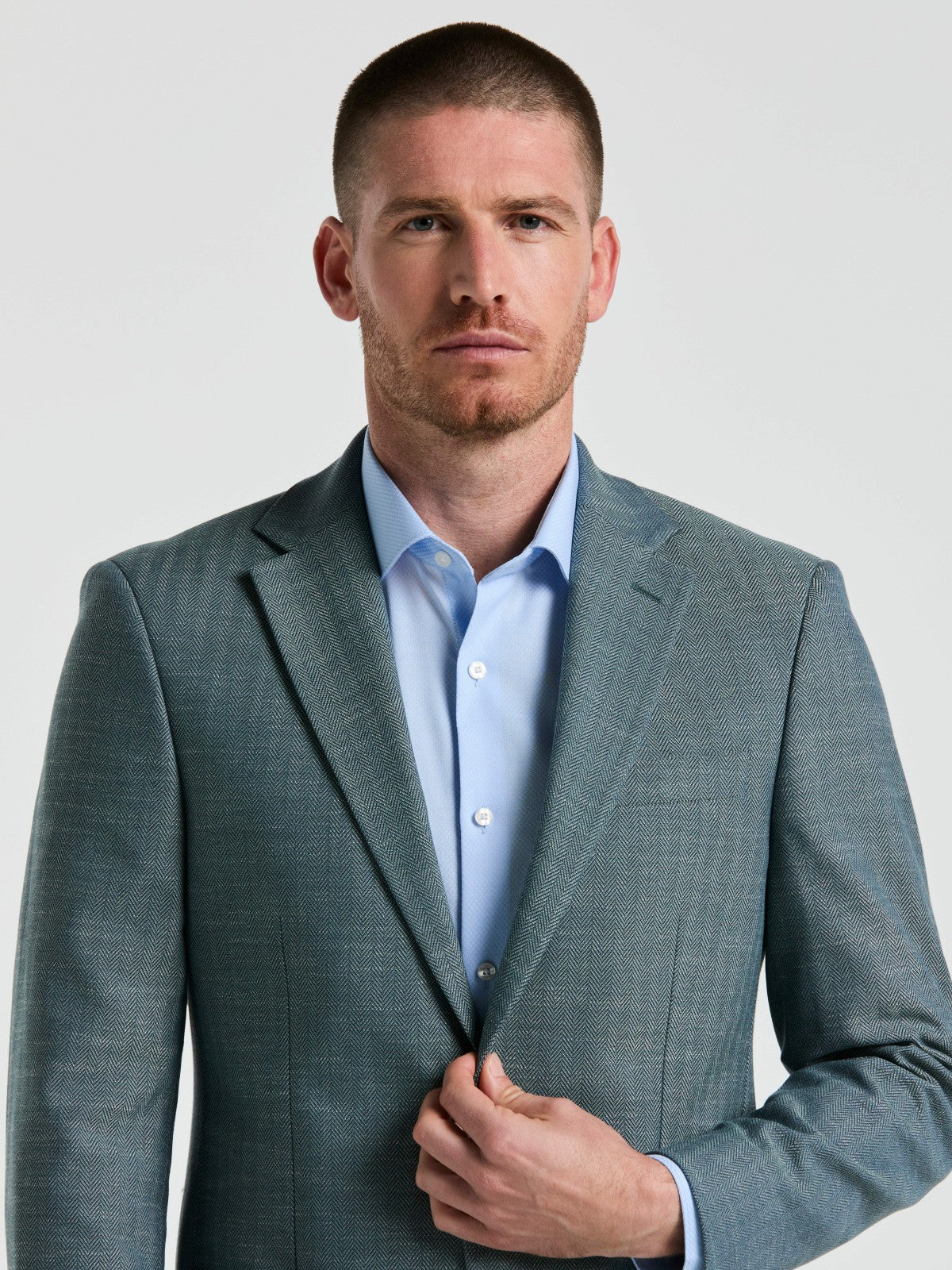Perry Ellis Herringbone Pattern Sportcoat