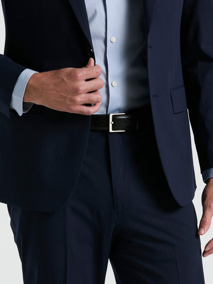 Perry Ellis Slim Fit Pinstripe Suit Jacket