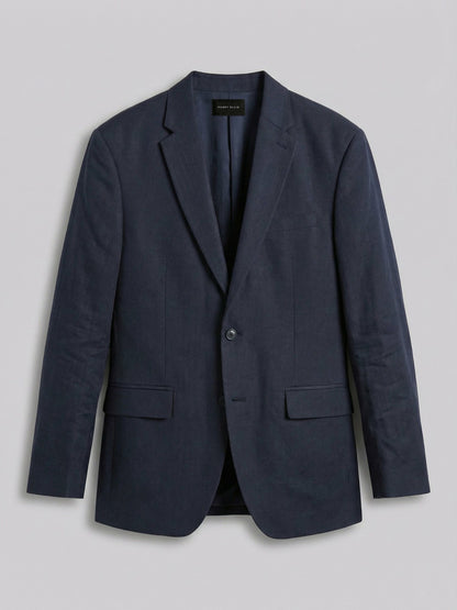 Perry Ellis Linen Blend Herringbone Suit Jacket