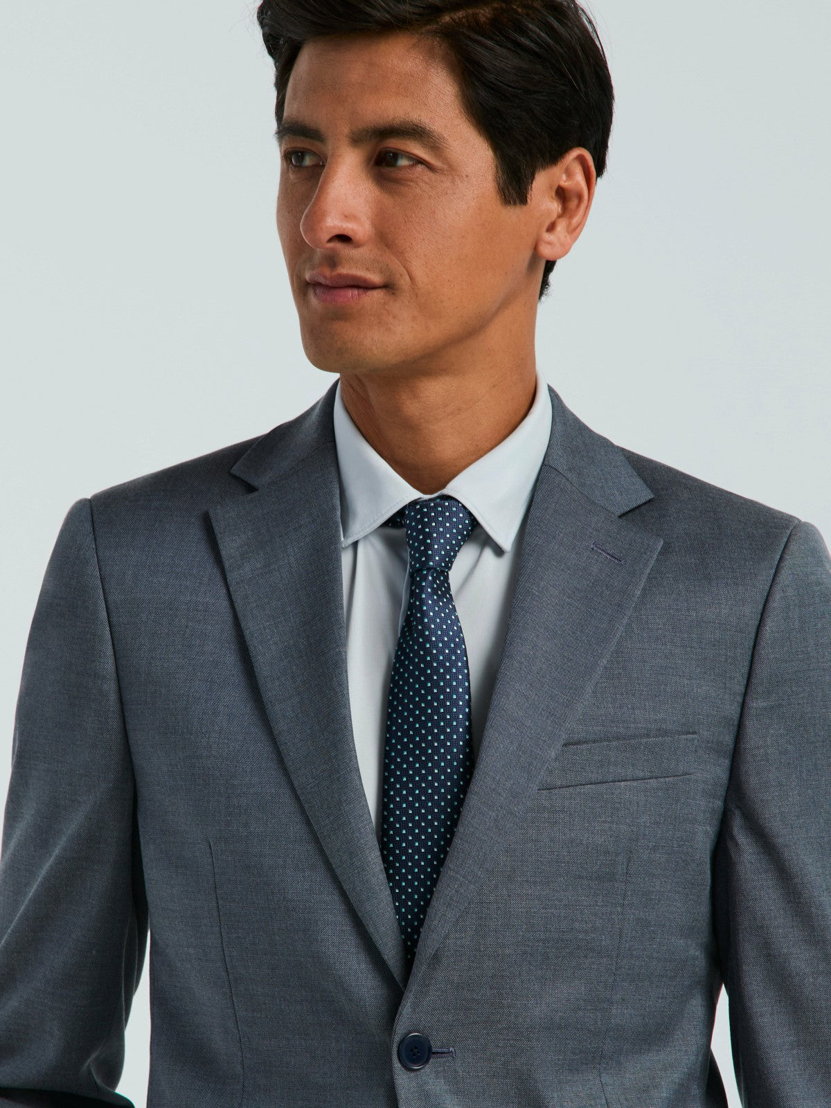 Perry Ellis Skinny Fit Textured Suit Jacket
