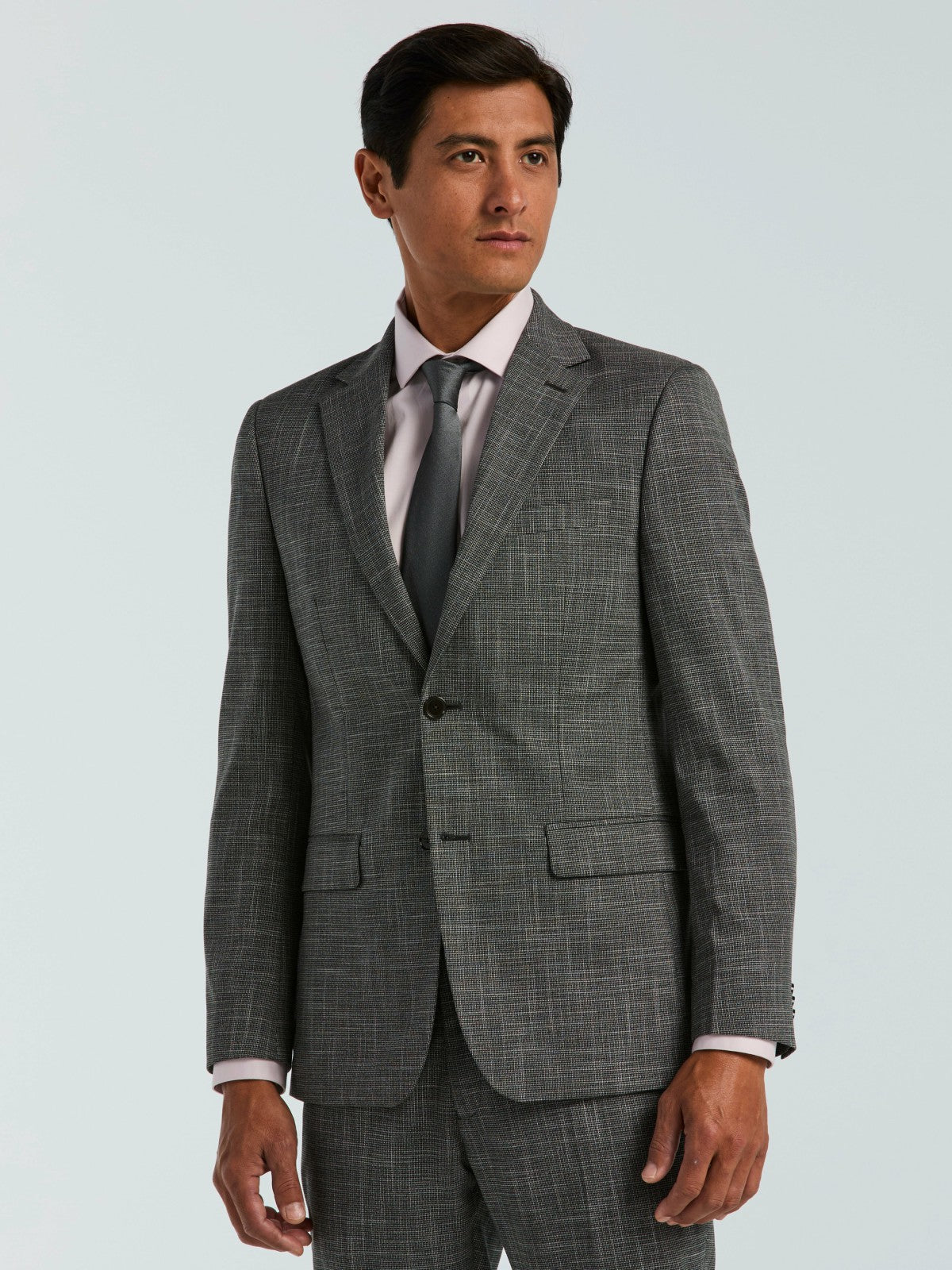 Perry Ellis Skinny Fit Houndstooth Suit Jacket