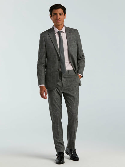 Perry Ellis Skinny Fit Houndstooth Suit Jacket