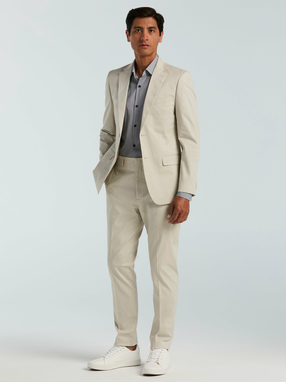 Perry Ellis Skinny Fit Solid Suit Jacket