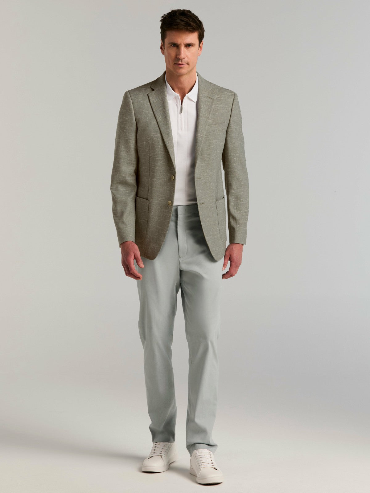 Perry Ellis Slim Fit Textured Sport Coat