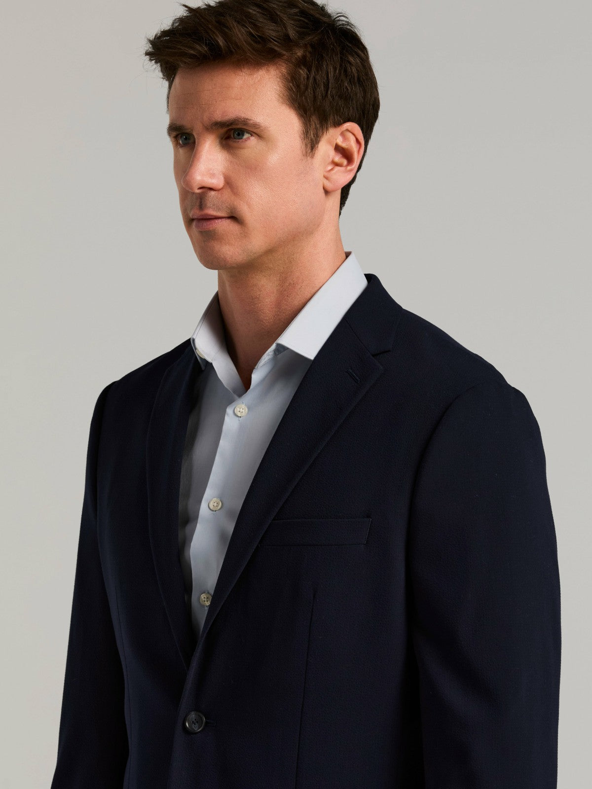 Perry Ellis Slim Fit Seersucker Suit Jacket