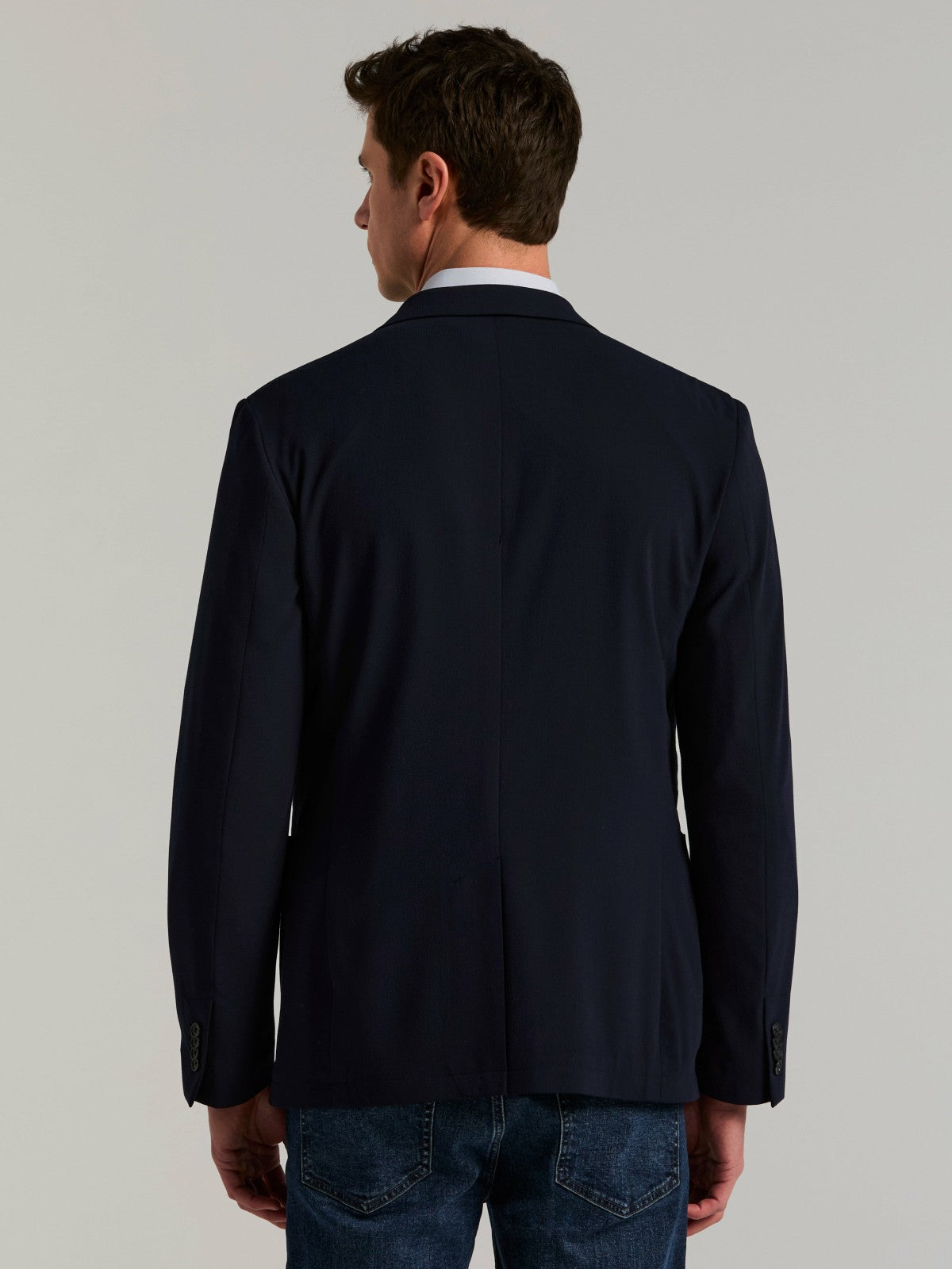 Perry Ellis Slim Fit Seersucker Suit Jacket